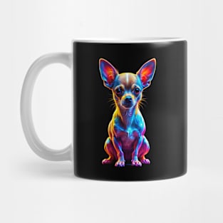 Neon Glow Chihuahua Dog Breed Mug